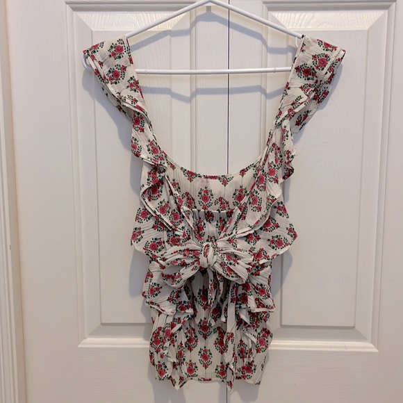 Club Monaco Floral Top in S - Picture 1 of 4